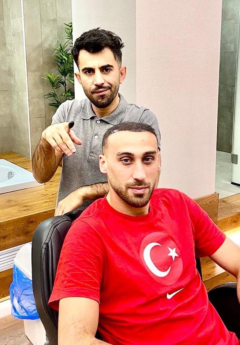 Cenk Tosun, Muharrem Bilen’in salonunda