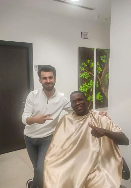 Vincent Aboubakar, Muharrem Bilen’in salonunda